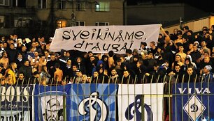 Vilniečius su pergale sveikina Ukrainos aistruoliai