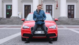 Daiva Anužytė-Kasiulaitienė bando „Audi A1“