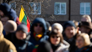 Trijų Baltijos valstybių vėliavų pakėlimo ceremonija