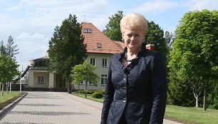 D.Grybauskaitė apžiūrėjo būsimąją rezidenciją