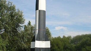 Raketos V -2 kopija muziejuje Vokietijoje