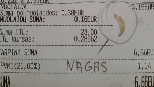 Nagas mi&scaron;rainėje