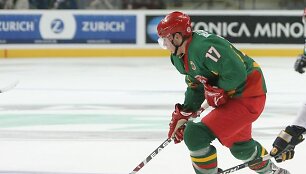 Lietuvos lyderis T.Kumeliauskas (6 įvarčiai ir 7 rezultatyvūs perdavimai) su 13 ta&scaron;kų čempionato snaiperių sąra&scaron;e žengia antras