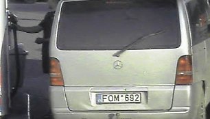 „Mercedes Benz Vito“, kuriuo pavogti degalai