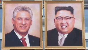 Miguelis Diazas-Canelis ir Kim Jong Unas