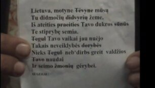 Meninės akcijos akimirka