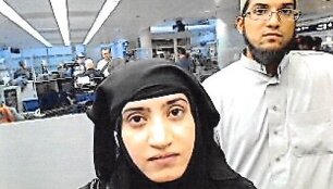 Tashfeen Malik ir jos vyras Syedas Farookas