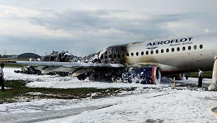 Maskvos Šeremetjevo oro uoste avariniu būdu nusileido keleivinis laineris