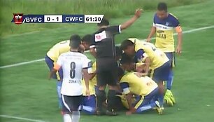 Incidentas per futbolo rungtynes