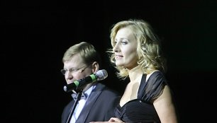 „BMA Lietuva“ generalinė direktorė Jolanta Butkevičienė ir vakaro vedėjas Giedrius Arbačiauskas