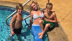 Britney Spears su sūnumis Jaydenu Jamesu ir Seanu Prestonu