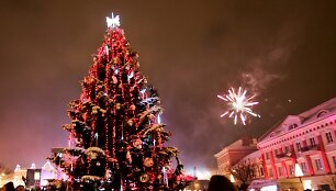 &Scaron;ventiniu koncertu sostinė sutiko Naujuosius metus