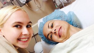 Simona Milinytė su mama Marija
