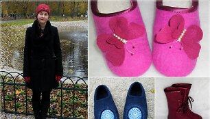 Emilijos &Scaron;aulytės kurti batai ir &bdquo;tapukai&ldquo;