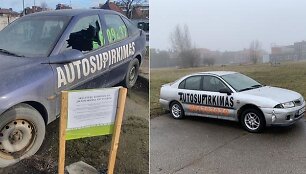 Reklaminius automobilius patraukti nelengva