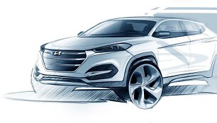 &bdquo;Hyundai Tucson&ldquo; eskizas