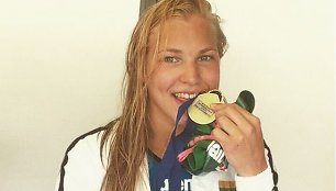 Rūta Meilutytė Romoje iškovojo auksą