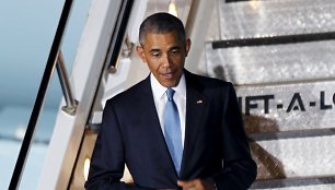 B.Obama tapo pirmuoju Keniją aplankiusiu pareigas einančiu JAV prezidentu