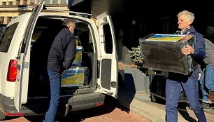 Klaipėdos uosto direkcija surinko humanitarinės paramos, kuri bus i&scaron;plukdyta į uostus.