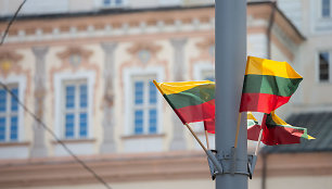 Valstybės vėliavų pakėlimo ceremonija