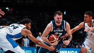 Giannis Antetokounmpo ir Luka Dončičius