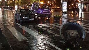 BMW avarija Gedimino prospekte