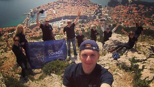 Verslumo kelionės VOYAGE dalyviai Dubrovnike