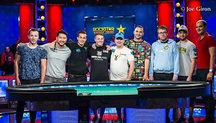 WSOP pagrindinio turnyro finalininkai / organizatorių nuotr.