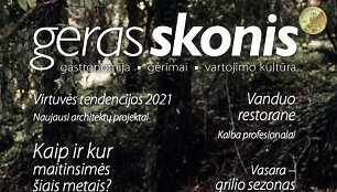 Žurnalo &bdquo;Geras skonis&ldquo; 2021 vasaros numerio vir&scaron;elis