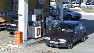 Užfiksuotas įtariamasis