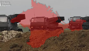 8-asis atskiras Rusijos Juodosios jūros laivyno artilerijos pulkas Kryme: nuo pratybų su MLRS iki kontraktininko su&scaron;audymo