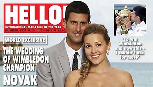 Novakas Džokovičius ir Jelena Ristič
