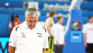 Lietuvos krep&scaron;inio rinktinės treneris Jonas Kazlauskas