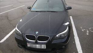 Sulaikytas automobilis BMW