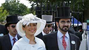 &Scaron;eichas Mohammedas bin Rashidas al Maktoumas su princese Haya