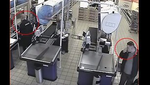 Užfiksuota vagystės akimirka
