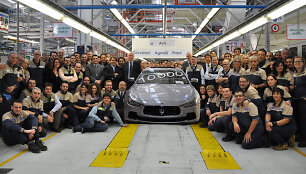 De&scaron;imt tūkstantasis &bdquo;Maserati Ghibli&ldquo;