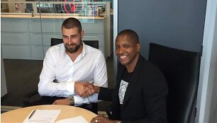 Jonas Valančiūnas ir Masai Ujiri