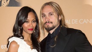 Zoe Saldana ir Marco Perego