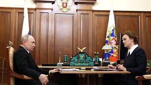Vladimiras Putinas ir Ana Civiliova
