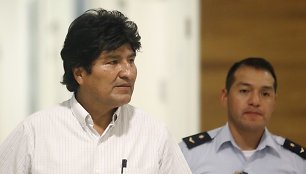 Bolivijos prezidentas Evo Moralesas