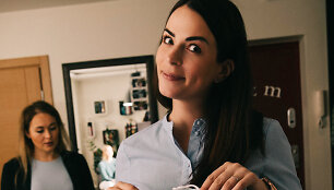 Marijos Silickajos-&Scaron;matavičienės kūdikio sutiktuvių vakarėlio akimirka