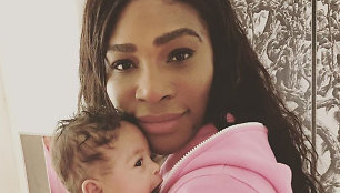 Serena Williams su dukra Alexis