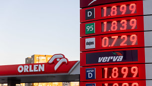 Kuriose šalyse labiausiai mažėjo degalų kaina?