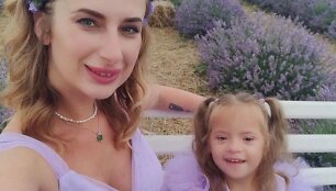 Irina Dmitrijeva ir jos dukra Liza
