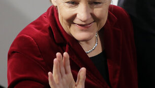 Vokietijos lyderė Angela Merkel Miunchene