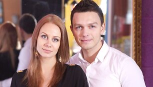 Deividas Bastys su mylimąja Agne