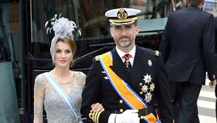 Princas Felipe ir princesė Letizia