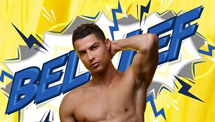 Cristiano Ronaldo apatinio trikotažo fotosesijoje
