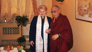 Dalia Grybauskaitė ir Dalai Lama
